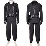 TV Fallout Maximus Black Top Pants Set Cosplay Costume Outfits Halloween Carnival Suit