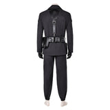 TV Fallout Maximus Black Top Pants Set Cosplay Costume Outfits Halloween Carnival Suit