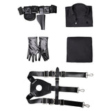 TV Fallout Maximus Black Top Pants Set Cosplay Costume Outfits Halloween Carnival Suit