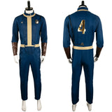 TV Fallout Vault 4 Dweller Blue Outfits Cosplay Costume Outfits Halloween Carnival Suit