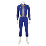 TV Fallout Vault 75 Dweller Blue Jumpsuit Party Carnival Halloween Cosplay Costume