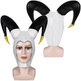 TV Hazbin Hotel Adam Black And White Cosplay Headband Hat Halloween Carnival Costume Accessorie