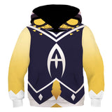 TV Hazbin Hotel Adam Blue Cosplay Hoodie 3D Printed Hooded Sweatshirt Kids Children Casual Streetwear Pullover