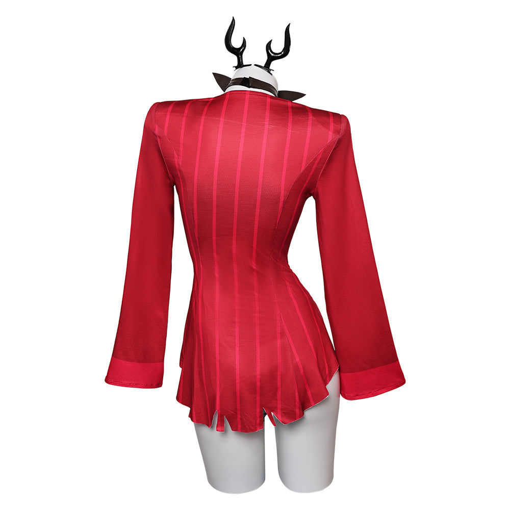 TV Hazbin Hotel Alastor Women Red Sexy Suit Cosplay Costume Outfits Ha TrendsinCosplay TV Hazbin Hotel Alastor Women Red Sexy Suit Cosplay Costume Outfits Ha TrendsinCosplay