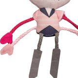 TV Hazbin Hotel Angel Dust Cosplay Plush Toys Cartoon Soft Stuffed Dolls Mascot Birthday Xmas Gift