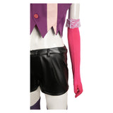TV Hazbin Hotel Angel Dust Women Purple Combat Suit Cosplay Costume Outfits Halloween Carnival Suit