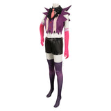 TV Hazbin Hotel Angel Dust Women Purple Combat Suit Cosplay Costume Outfits Halloween Carnival Suit