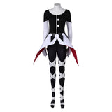 TV Hazbin Hotel Carmilla Carmine Women Black Jumpsuit Cosplay Costume Outfits Halloween Carnival Suit