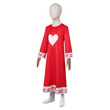 TV Hazbin Hotel Charlie Morningstar Kids Children Red Nightdress Cosplay Costume Outfits Halloween Carnival Suit