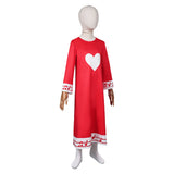 TV Hazbin Hotel Charlie Morningstar Kids Children Red Nightdress Cosplay Costume Outfits Halloween Carnival Suit