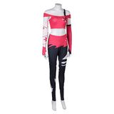 TV Hazbin Hotel Cherri Bomb Women Red Outfit Cosplay Costume Outfits Halloween Carnival Suit