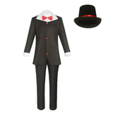 TV Hazbin Hotel Husk Black Outfit Cosplay Costume Outfits Halloween Carnival Suit