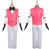 TV Hazbin Hotel Lucifer Morningstar Vest Pants Full Set Cosplay Costume Outfits Halloween Carnival Suit