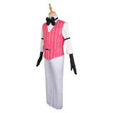 TV Hazbin Hotel Lucifer Morningstar Vest Pants Full Set Cosplay Costume Outfits Halloween Carnival Suit