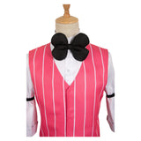 TV Hazbin Hotel Lucifer Morningstar Vest Pants Full Set Cosplay Costume Outfits Halloween Carnival Suit