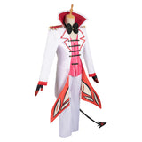 TV Hazbin Hotel Lucifer Morningstar White Combat Suit Cosplay Costume Outfits Halloween Carnival Suit