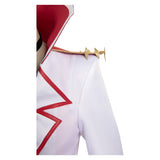 TV Hazbin Hotel Lucifer Morningstar White Combat Suit Cosplay Costume Outfits Halloween Carnival Suit