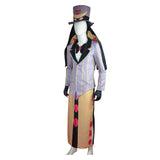 TV Hazbin Hotel Sir Pentious Brown Outfit With Hat Cosplay Costume Outfits Halloween Carnival Suit