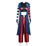 TV Hazbin Hotel Velvette Women Red Blue Outfit Cosplay Costume Outfits Halloween Carnival Suit