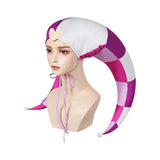 TV Helluva Boss Hazbin Hotel Fizzarolli Purple Cosplay Hat Halloween Carnival Costume Props