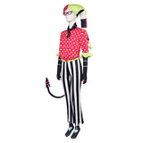 TV Helluva Boss Hazbin Hotel Fizzarolli Red Polka Dot Outfit Cosplay Costume Outfits Halloween Carnival Suit