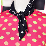 TV Helluva Boss Hazbin Hotel Fizzarolli Red Polka Dot Outfit Cosplay Costume Outfits Halloween Carnival Suit