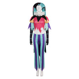 TV Helluva Boss Hazbin Hotel Fizzarolli Women Clown Suit Cosplay Costume Outfits Halloween Carnival Suit