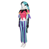 TV Helluva Boss Hazbin Hotel Fizzarolli Women Clown Suit Cosplay Costume Outfits Halloween Carnival Suit