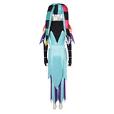 TV Helluva Boss Hazbin Hotel Fizzarolli Women Clown Suit Cosplay Costume Outfits Halloween Carnival Suit