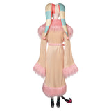 TV Helluva Boss Hazbin Hotel Fizzarolli Women Pink Robe Set Cosplay Costume Outfits Halloween Carnival Suit