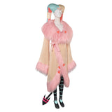 TV Helluva Boss Hazbin Hotel Fizzarolli Women Pink Robe Set Cosplay Costume Outfits Halloween Carnival Suit