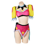 TV Helluva Boss Hazbin Hotel Fizzarolli Women Red Bikini Set Sexy Swimsuit Cosplay Costume Original Design