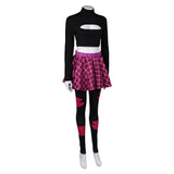 TV Helluva Boss Hazbin Hotel Sallie May Women Black Outfit Cosplay Costume Outfits Halloween Carnival Suit