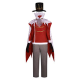 TV Helluva Boss Hazbin Hotel Stolas Red Outfit Cosplay Costume Outfits Halloween Carnival Suit