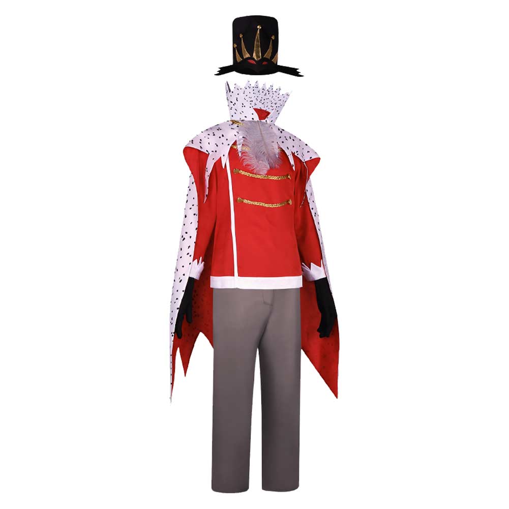 TV Helluva Boss Hazbin Hotel Stolas Red Outfit Cosplay Costume Outfits ...