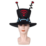 TV Helluva Boss Hazbin Hotel Vox Cosplay Hat Cap Halloween Carnival Costume Accessories