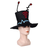 TV Helluva Boss Hazbin Hotel Vox Cosplay Hat Cap Halloween Carnival Costume Accessories