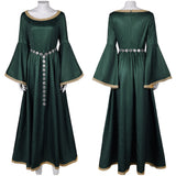 TV House of the Dragon Alicent Hightower Women Green Dress Cosplay Costume Outfits Halloween Carnival Suit