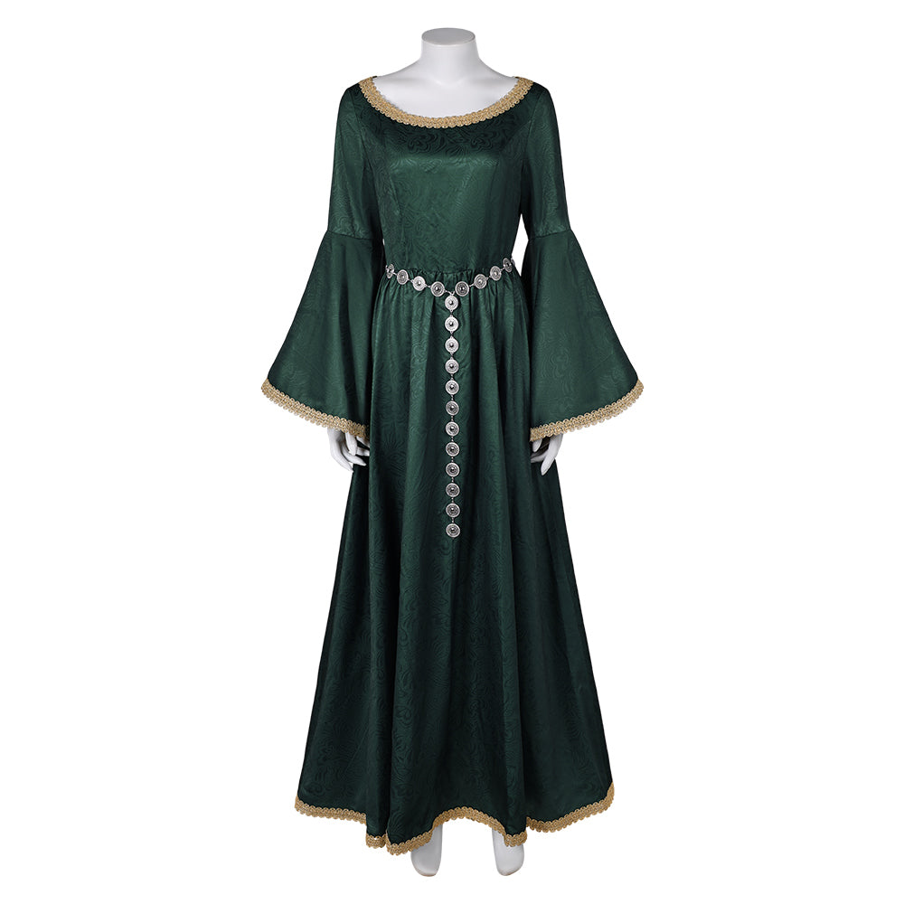 TV House of the Dragon Alicent Hightower Women Green Dress Cosplay Cos TrendsinCosplay TV House of the Dragon Alicent Hightower Women Green Dress Cosplay Cos TrendsinCosplay
