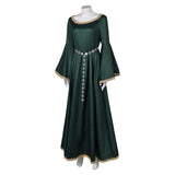 TV House of the Dragon Alicent Hightower Women Green Dress Cosplay Costume Outfits Halloween Carnival Suit