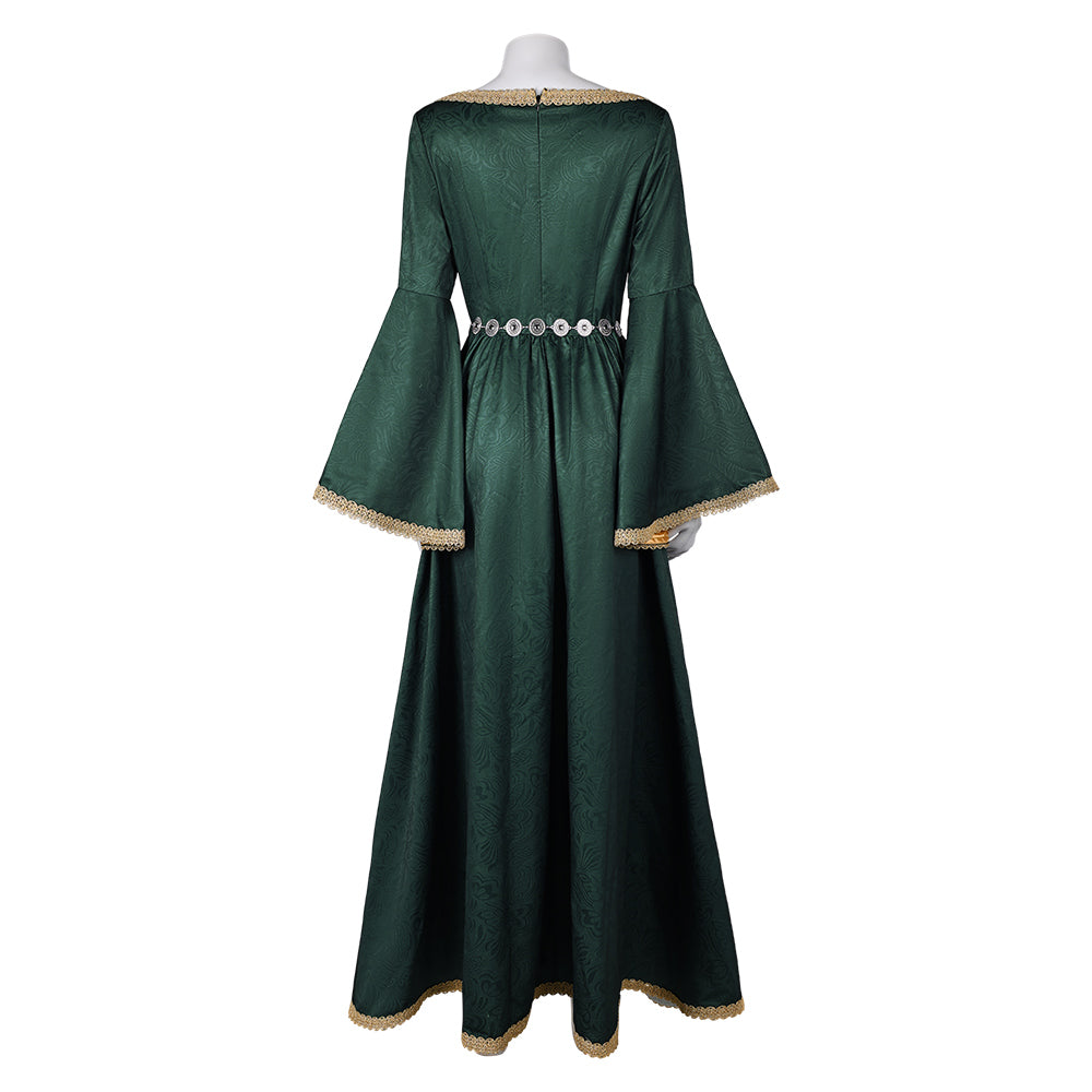TV House of the Dragon Alicent Hightower Women Green Dress Cosplay Cos TrendsinCosplay TV House of the Dragon Alicent Hightower Women Green Dress Cosplay Cos TrendsinCosplay