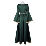 TV House of the Dragon Alicent Hightower Women Green Dress Cosplay Costume Outfits Halloween Carnival Suit