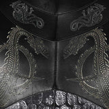 TV House of the Dragon Daemon Targaryen Black Leather Outfit Cosplay Costume Outfits Halloween Carnival Suit