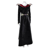 TV House of the Dragon Rhaenys Targaryen Women Black Dress Cosplay Costume Outfits Halloween Carnival Suit