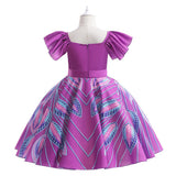 TV Iwájú Tola Martins Kids Children Purple Dress Cosplay Costume Outfits Halloween Carnival Suit