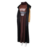 TV Jecki Lon Women Brown Outfit With Cloak Cosplay Costume Outfits Halloween Carnival Suit