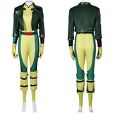 TV Rogue Women Green Jumpsuit Cosplay Costume Outfits Halloween Carnival Suit
