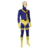 TV Scott Summers Blue Jumpsuit Cosplay Costume Outfits Halloween Carnival Suit