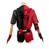 TV Suicide Squad Isekai 2024 Harley Quinn Women Black And Red Full Outfit Cosplay Costume