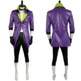 TV Suicide Squad Isekai 2024 Joker Purple Leather Outfit Cosplay Costume Outfits Halloween Carnival Suit